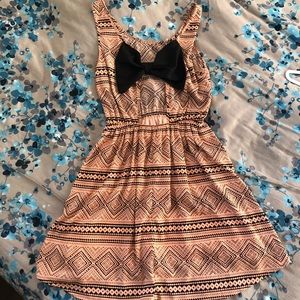 Pink Owl Sleeveless Dress